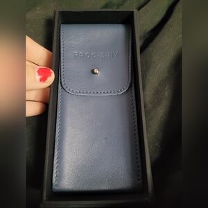 Progeny Blue Leather Wach Starap Case